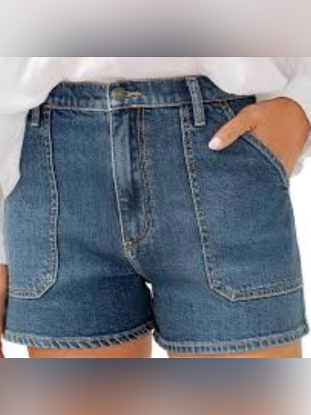 Brand new Flying Angel High-Rise Blue Denim Women's Shorts